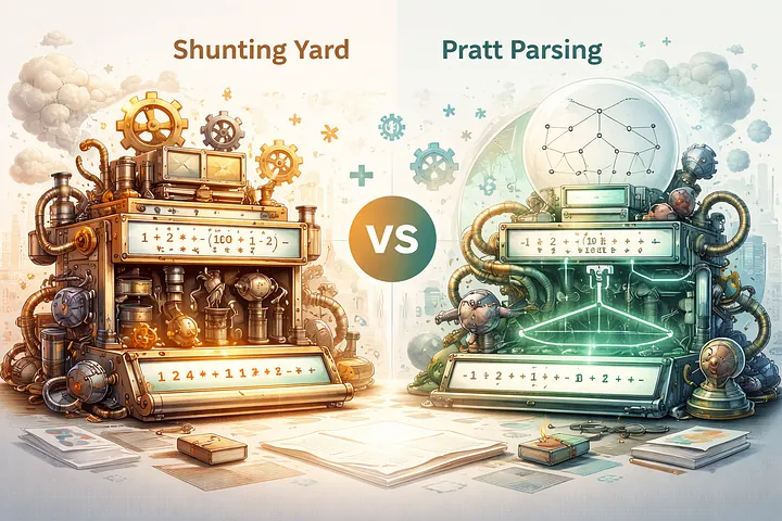 Two Algorithms, One Intuition: Shunting Yard and Pratt Parsing